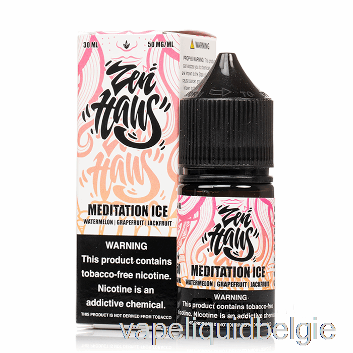 Vape Vloeibaar Meditatie-ijs - Zen Haus-zouten - 30ml 30mg